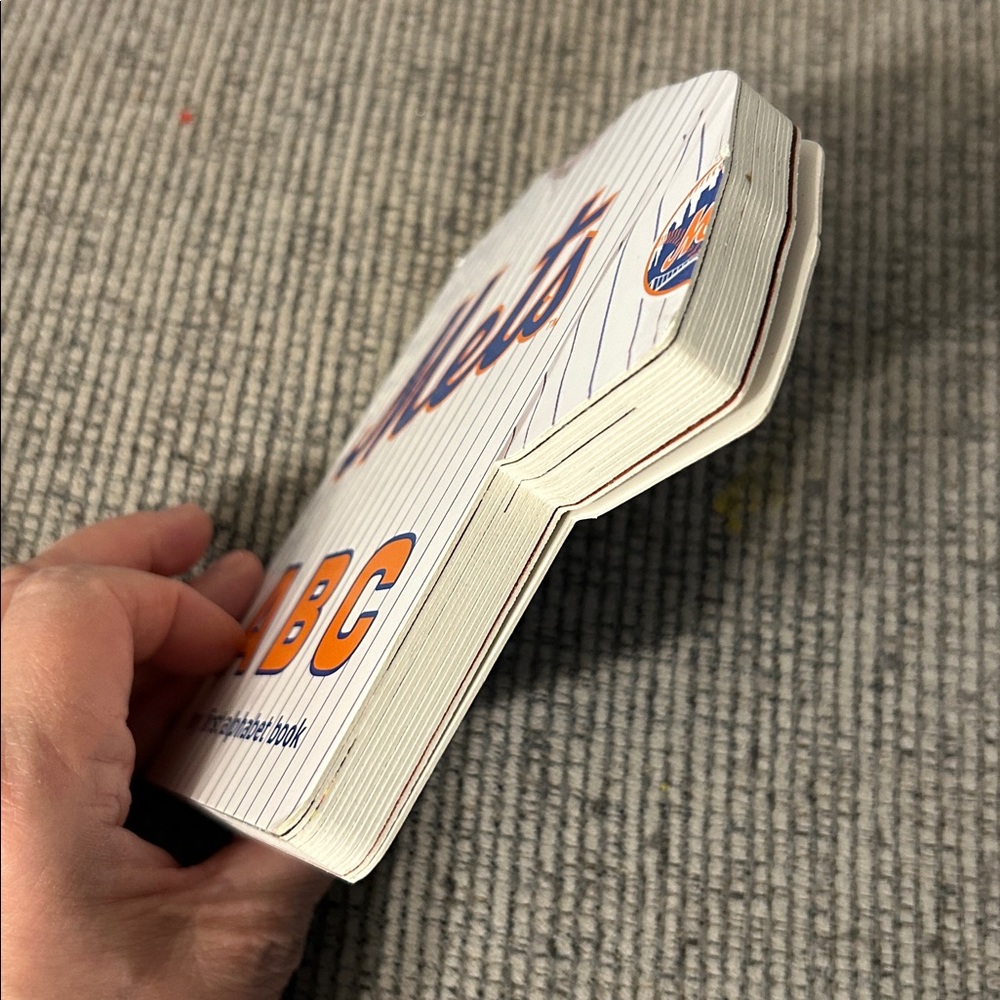 NY mets my first alphabet book ABC board book for kids baseball related - Picture 3 of 8